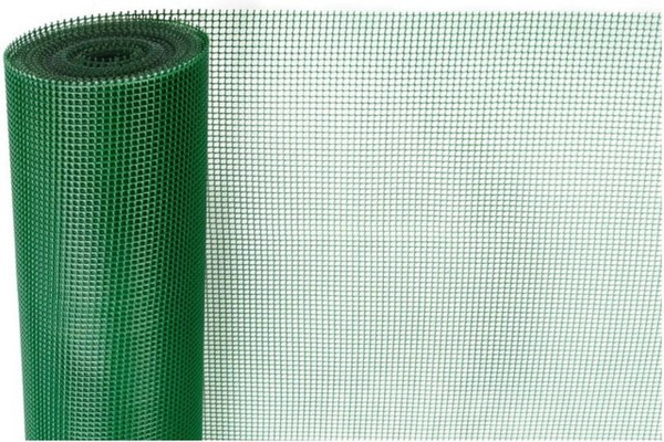 PROREGAL Kunststoffzaun GROWY Rankhilfe in Grün mit Vierkantstruktur, H x L: 1 x 10 m, Maschenweite 5 x 5 mm, 300g/m2, Gartennetz für Pflanzenschutz und Beeteinfassung