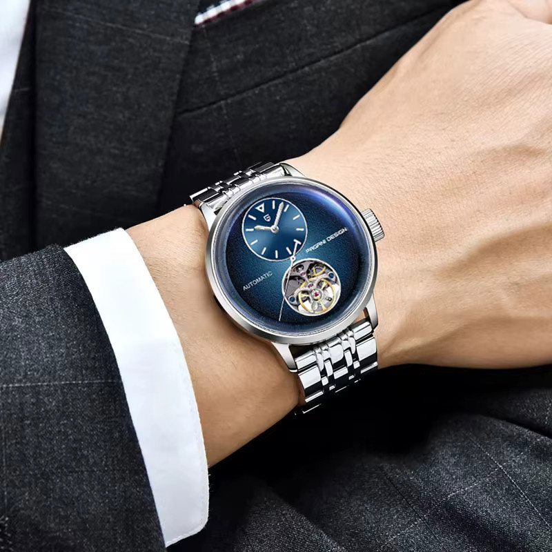 PAGANI DESIGN Armbanduhr Tourbillon, Automatik, Edelstahl, 42 mm, Herren - Bild 5