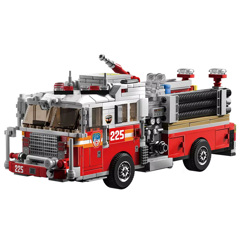 JAKI Amerikanisches Feuerwehrauto, Modellbausatz, 1052 Teile, ab 14 Jahren - Bild 6