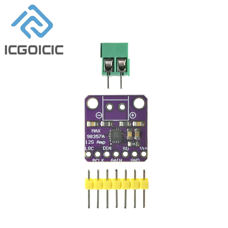 MAX98357 I2S 3W Class D Verstärkermodul – Filterloser DAC für Raspberry Pi und ESP32-Audioprojekte - Bild 3