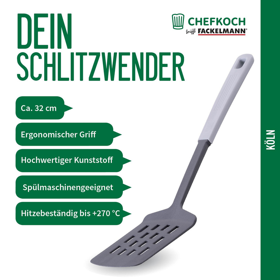 Fackelmann Schlitzwender Köln in Grau, Länge: 32 cm - Bild 3