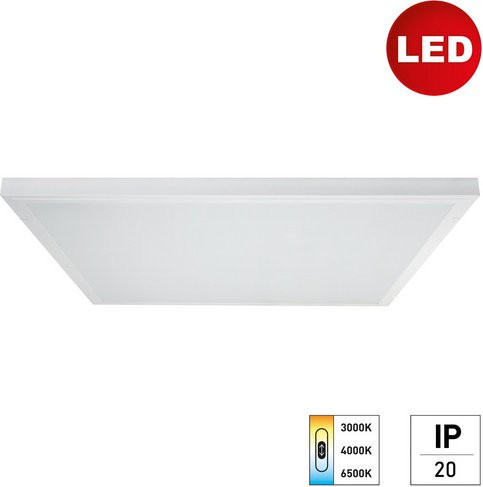 E2 EBRO Wand- und Deckenleuchte in Weiss mit LED, 36 W, IP20 - Bild 1