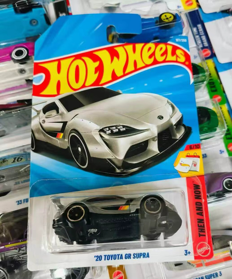 Hot Wheels Mainline Serie 2026 G Case Ferrari Dino 206 GT 20 Toyota GR Supra, Sammler-Automodell, 1:64, ab 3 Jahren - Bild 3
