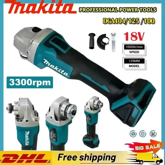 Makita 18V LXT Akku-Winkelschleifer DGA404 mit 125 mm Scheibendurchmesser, bürstenlos - Bild 1