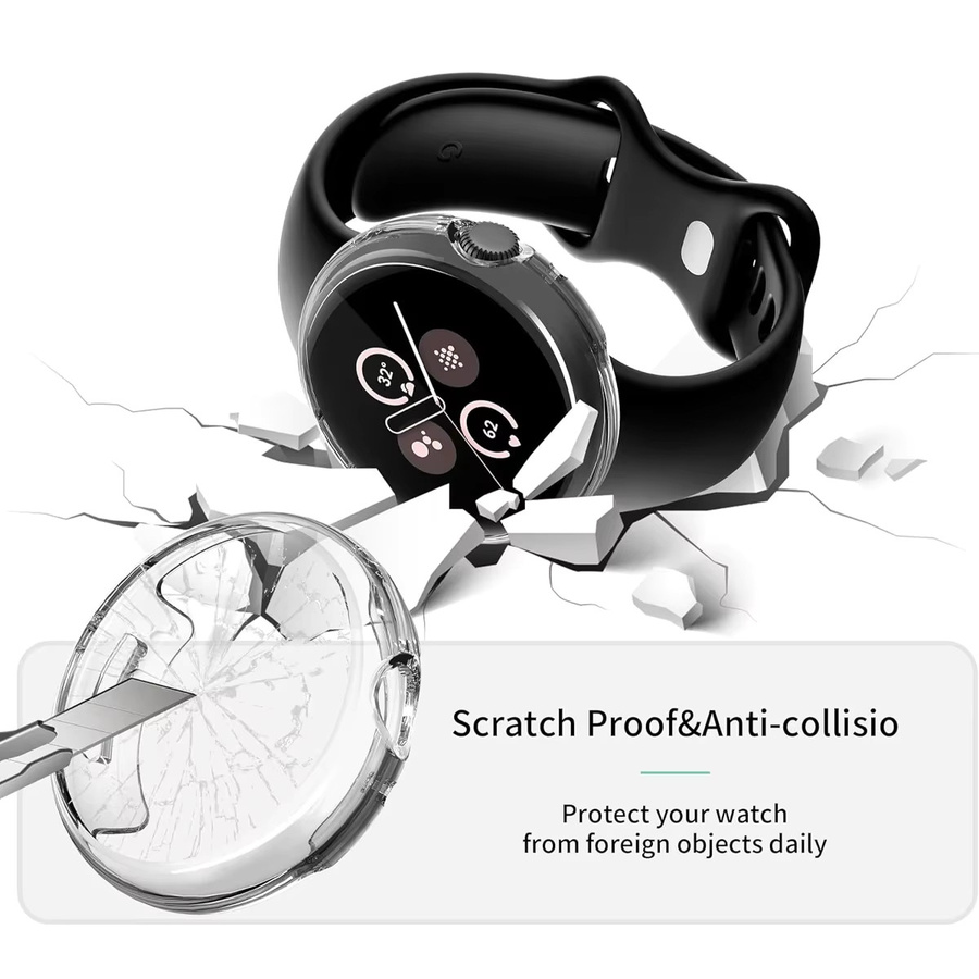 FancyWrist Hülle für Google Pixel Watch 4, TPU, Schwarz, Unisex - Bild 3