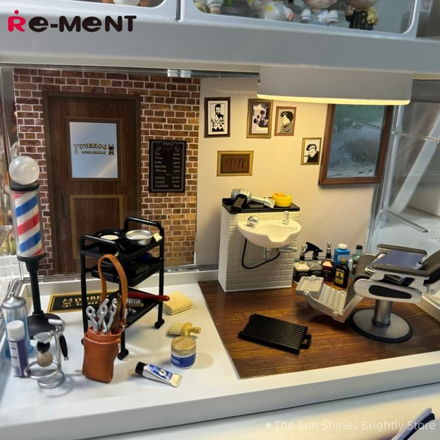 RE-MENT Original Series Blind Box Dorob's Friseursalon, Miniaturszene Spielzeug - Bild 1