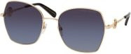 Marc Jacobs MARC 688/S Sonnenbrille, Cat Eye, Vollrand, Metall, Gold, Grey, Damen - Bild 1