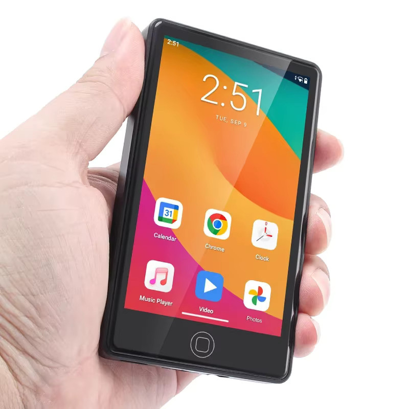 UNIWA MP004 MP4-Player mit Android 14, 4 Zoll Display, Bluetooth und WiFi, Schwarz, 32 GB Speicher - Bild 4