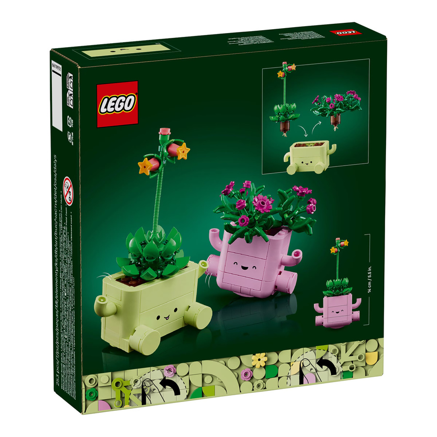LEGO Botanicals 11506 Schaukelnde Pflanzen Dekoration in Lila und Mehrfarbig aus Kunststoff - Bild 5