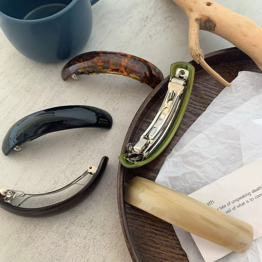 SWINATE Haarspangen, Acetat, Damen, Beige, Grün, Braun - Bild 6