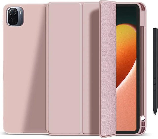 Xiaomi Tablettschutzhülle mit Stifthalter für Mi Pad 5 6 7 Pro und Redmi Pad SE, Farbe: Rosa - Bild 1