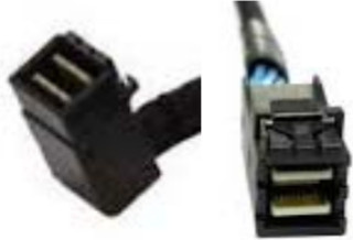 Intel mSAS-HD Cable Kit AXXCBL650HDHRT, HD Mini SAS SFF8643 auf HD Mini SAS SFF8643, Länge: 0,65 m, Schwarz - Bild 1