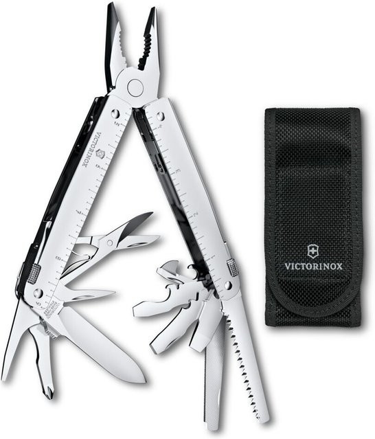 Victorinox SwissTool MX Taschenwerkzeug in Silber mit Zange, Schraubendreher, Messer, Säge und Inbusschlüssel - Bild 1