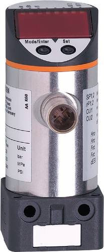 Ifm Electronic Drucksensor PN7809 in Silber, Messbereich -100 kPa bis 100 kPa, M12 Anschluss, 1 Öffner und 1 Schließer - Bild 1