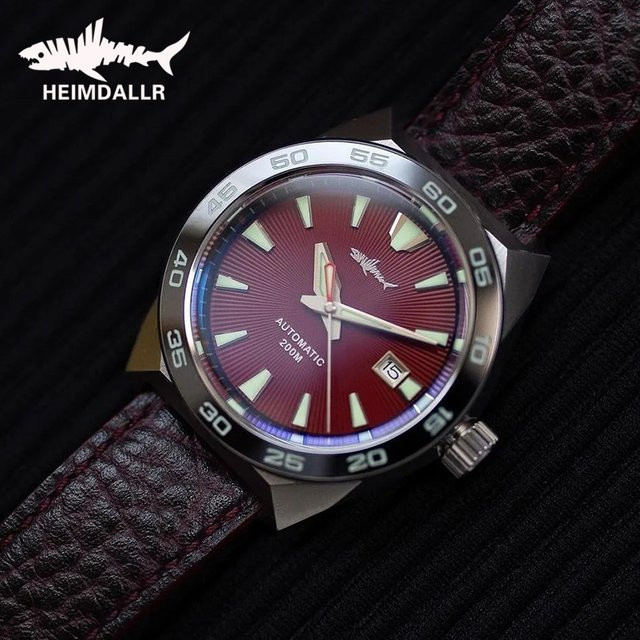 Heimdallr Armbanduhr, Automatik, Edelstahl, Blau, Saphirglas, Herren - Bild 1