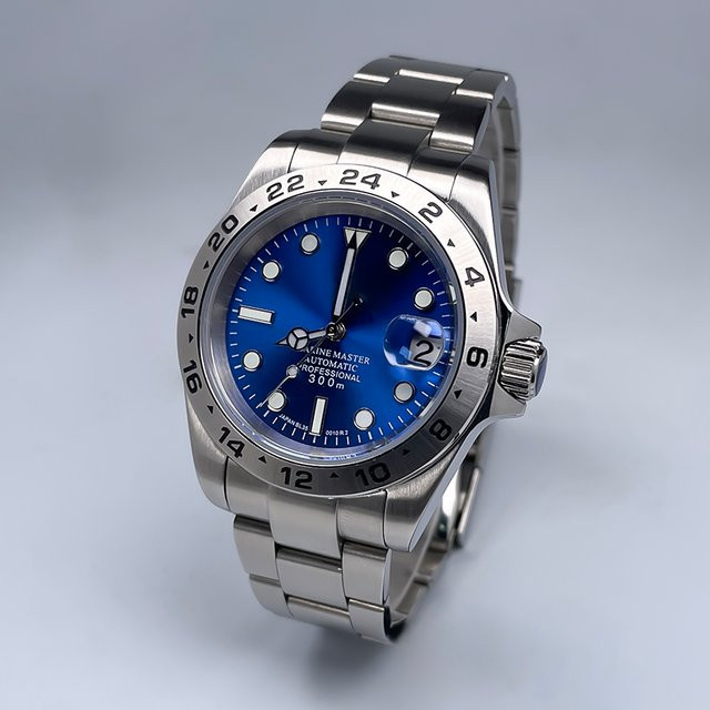 MACARLON Armbanduhr Automatik, Edelstahl, 39 mm, Herren - Bild 1