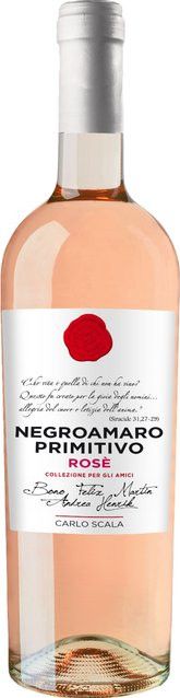 Contri Spumanti Roséwein Primitivo Negroamaro, Apulien, 2024, trocken, 0,75 l - Bild 1