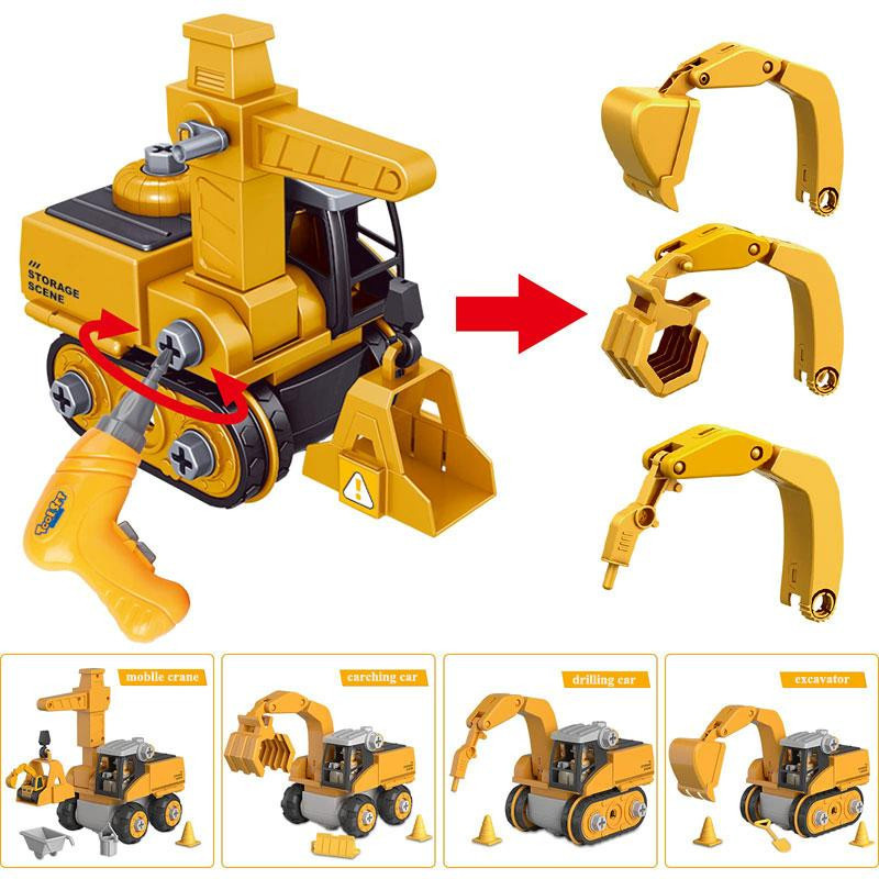 Yiran bag Engineering Fahrzeug Elektrische Bohrer Montiert Sets 3-6 Jahre - Bild 2