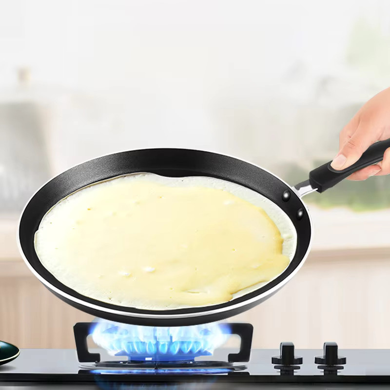 COOKER KING Antihaft-Pfannkuchenpfanne für Crêpes und Eier, Schwarz, Durchmesser: 20,0 cm - Bild 3