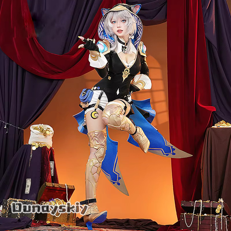 Cipher Cosplay Honkai: Star Rail Damen-Jumpsuit, Halloween-Kostüm, Zentai-Anzug - Bild 4
