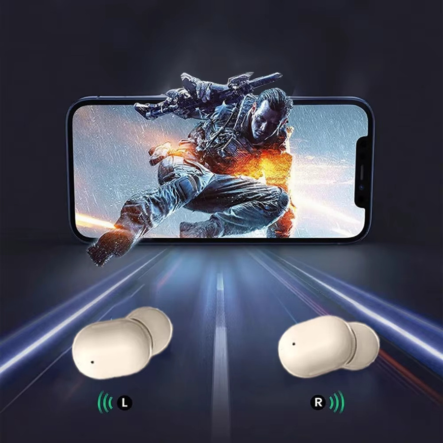 VIKEFON Bluetooth 5.3 TWS Mini-Kopfhörer mit HIFI Stereo und Geräuschunterdrückung sowie Mikrofon in Schwarz oder Weiß - Bild 3