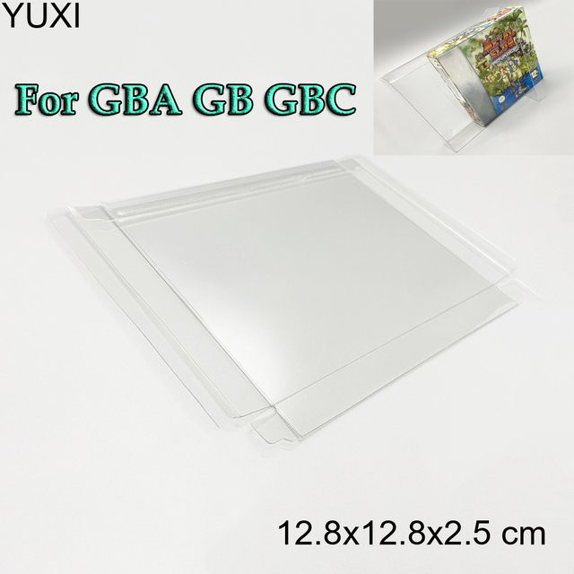 YUXI Aufbewahrungsbox für GBA GB GBC Spielkassetten, transparente Schutzhülle für Retro-Sammlungen - Bild 1