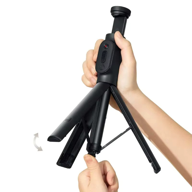 Xiaomi Mijia Zoom-Ständer Selfie Stick 2 Stativ in Schwarz mit Bluetooth-Fernbedienung, faltbar und ausziehbar bis 830 mm, 360 Grad drehbar - Bild 2