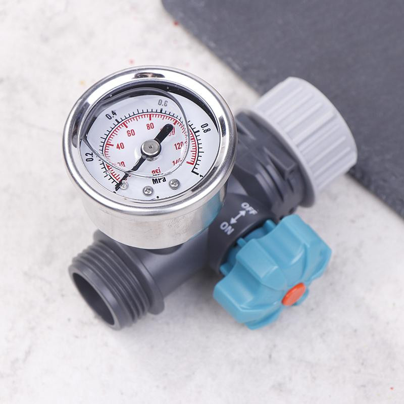EmilyWoo Einstellbarer Druckregler G3/4'' mit Manometer für die Garten- und Gewächshausbewässerung - Bild 7