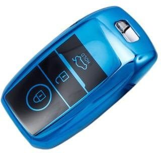 Schutzhülle für Kia Autoschlüssel als Fernbedienung-Case in Blau für Modelle Ceed, Rio, Sportage, Sorento, Cerato und Optima - Bild 1