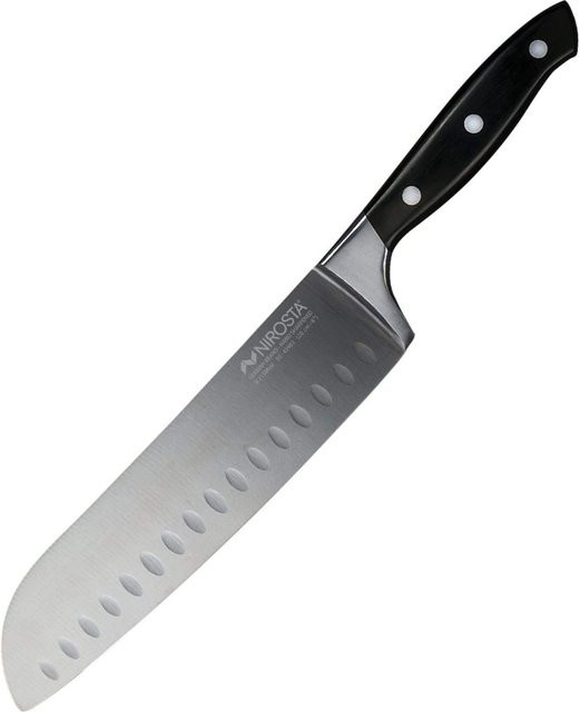 Nirosta Santokumesser Trinity aus Edelstahl in Silber mit 20 cm Klingenlänge - Bild 1