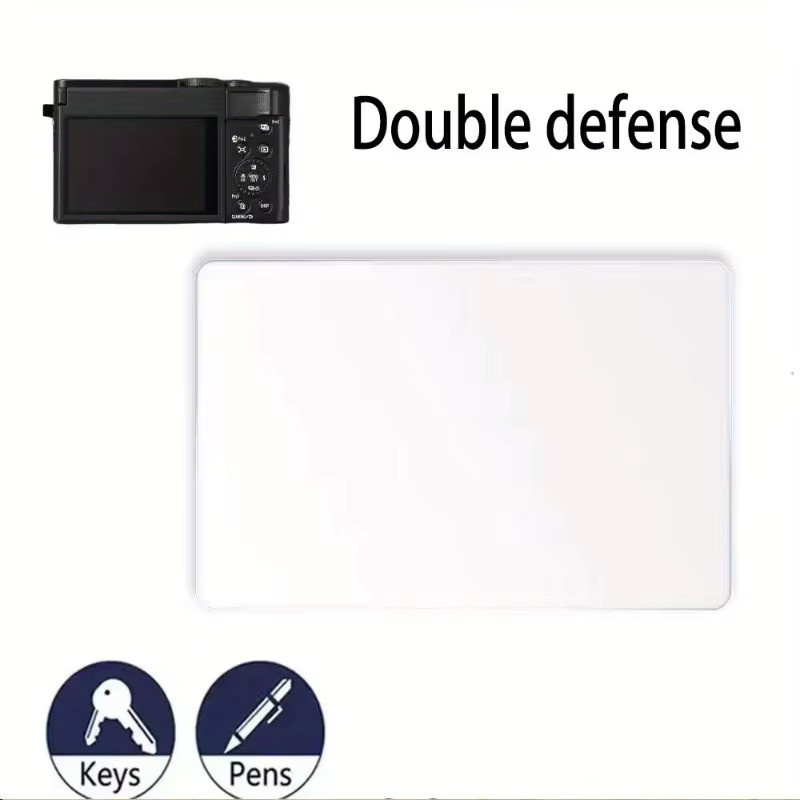 3er-Pack Displayschutzfolie aus gehärtetem Glas für Panasonic LUMIX DC-TZ99, ZS99, S1H, S1RM2, FZ85D, FZ1000 II, TX2 und LX100 II, transparent - Bild 5