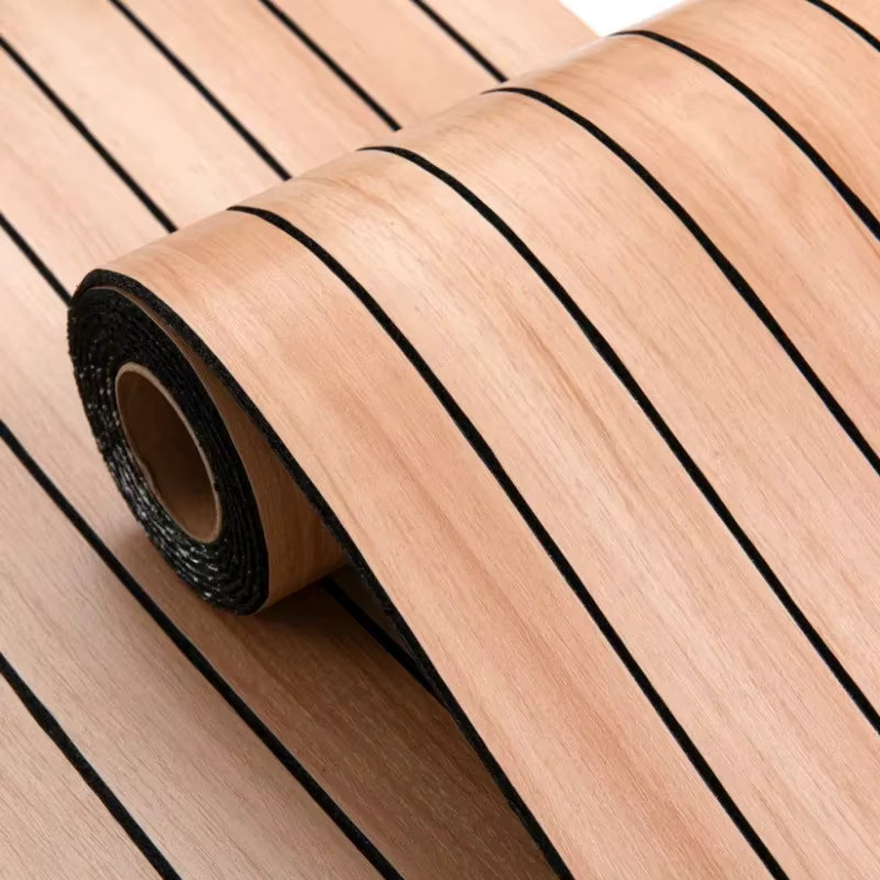 Wasserdichte 3D-Wandpaneele mit Holzgittermuster als DIY-Wandaufkleber in Wood Look von ctzsoop - Bild 2