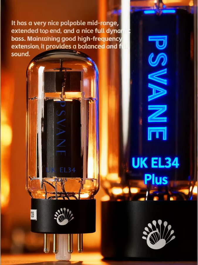 PSVANE EL34 PLUS Vakuumröhre für HIFI Audio Röhrenverstärker, transparent - Bild 5