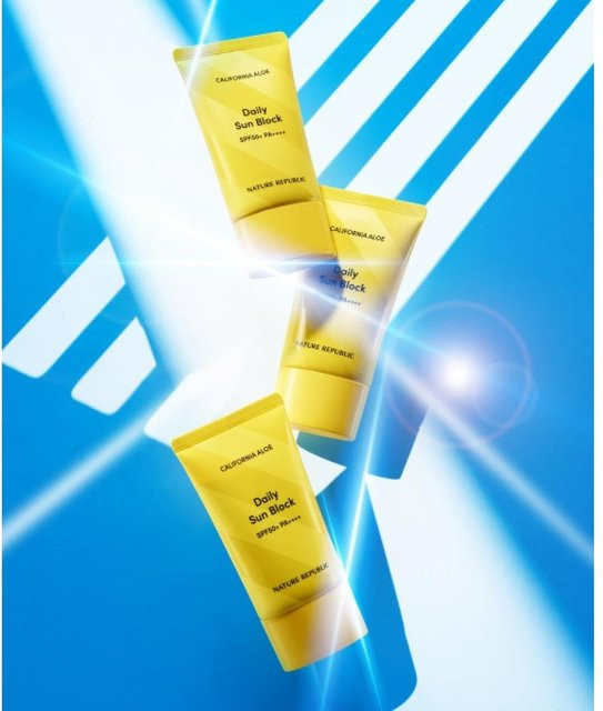 Nature Republic California Aloe Sonnenschutzmittel LSF 50+, 3er-Pack - Bild 1