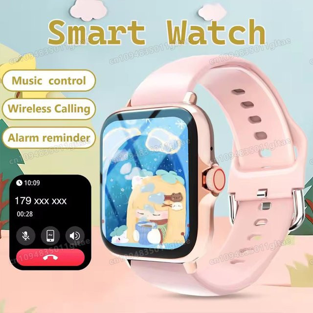 Ola Esporte Smartwatch, Silikon, Schwarz, Pink, Unisex, Schrittzähler - Bild 1
