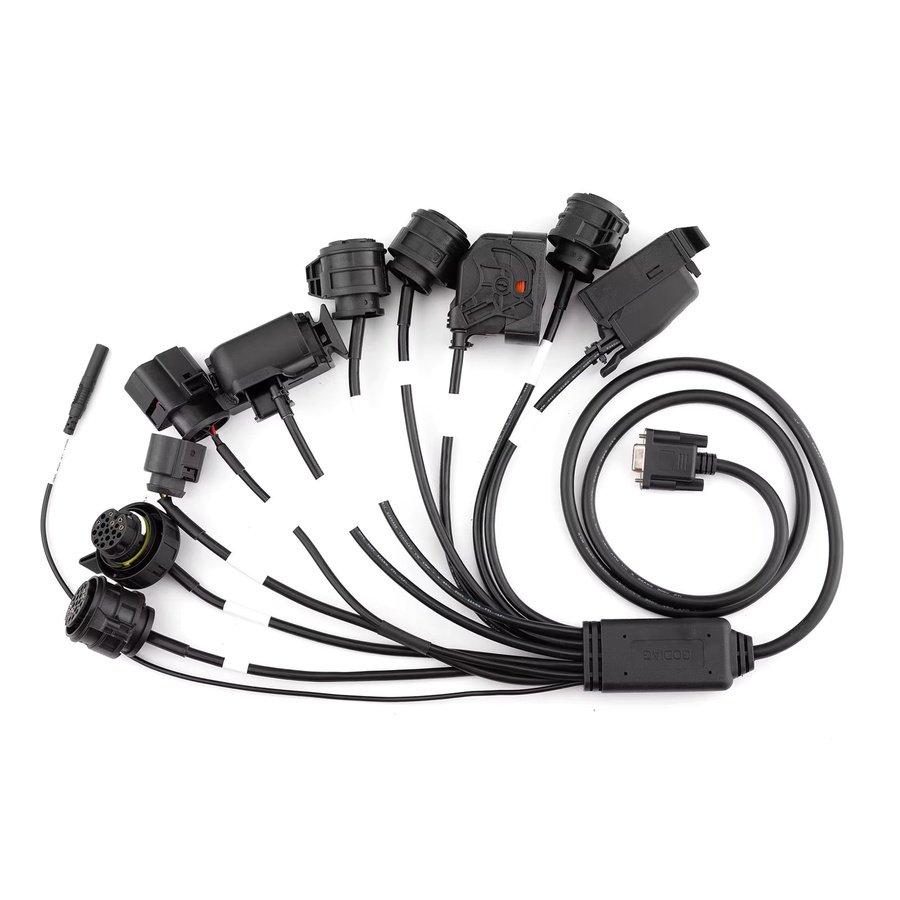 GODIAG Getriebe-Kabelset 9-in-1 für VAG V30 DQ200 DL501 VL300 VL381 DQ500 DQ250 DQ380 in Schwarz für Multi Prog und AUTEL Gbox - Bild 2