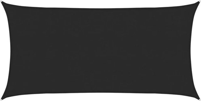 Furnicato Sonnensegel aus HDPE in Schwarz, Rechteckig, B x B: 5 x 5 m - Bild 1