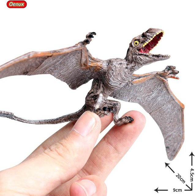 Oenux Jurassische Welt Quetzalcoatlus Ljahjas Pterodactyl Actionfigur Dinosaurier PVC ab 3-6 Jahre - Bild 1
