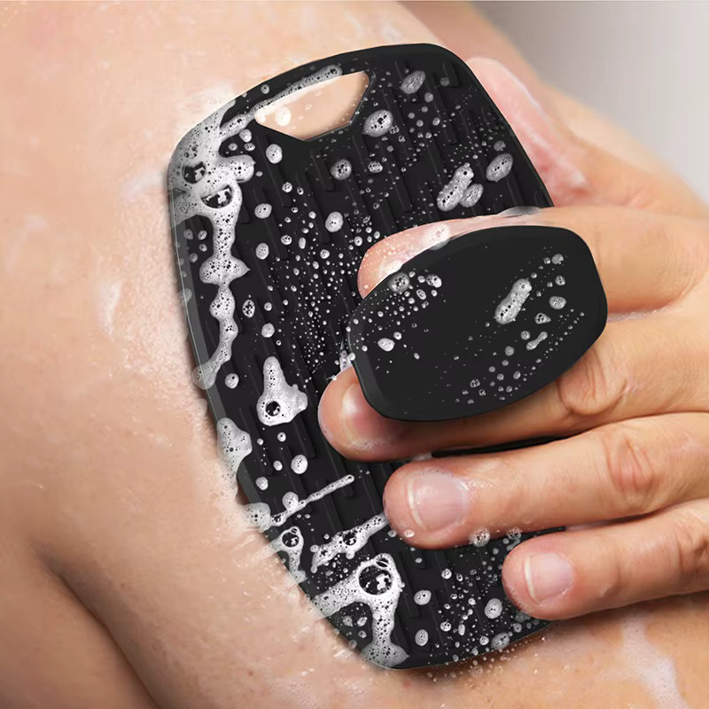 hedahlia Silikon-Peelingbürste, Schwarz, Unisex - Bild 4