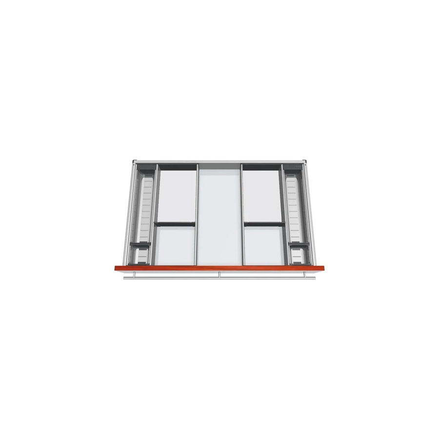Blum Besteckeinsatz Orga-Line Facheinteilungs-Set für Korpusbreite 800-899 mm, Nennlänge 550 mm, Grau - Bild 2