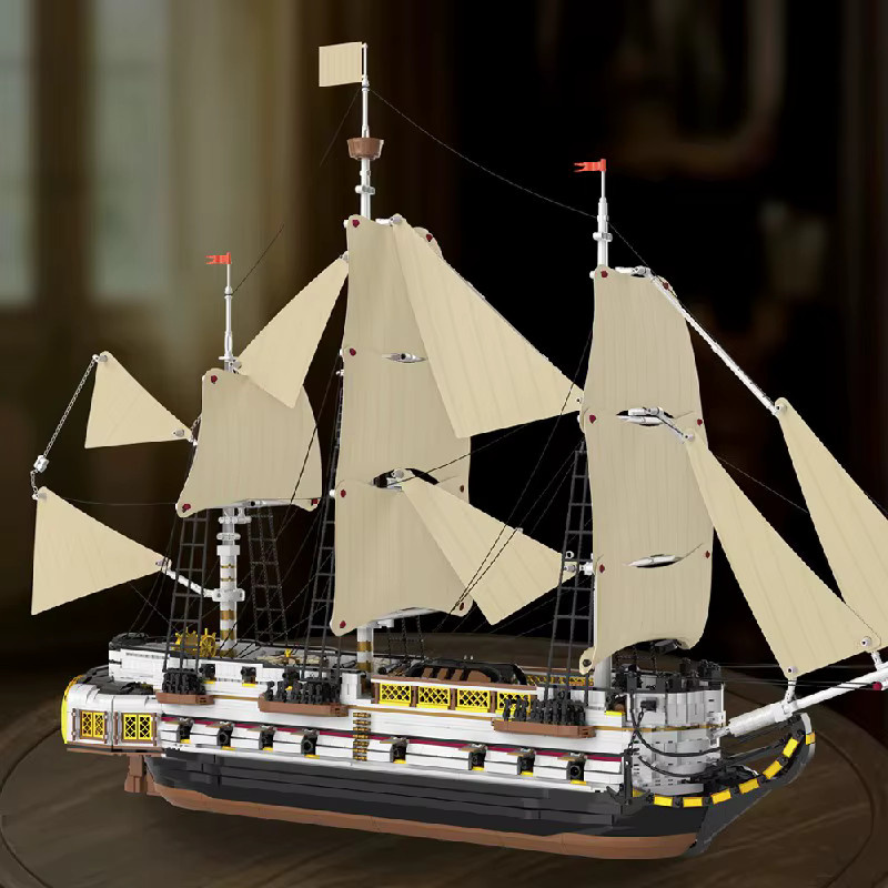 MOC Piratenschiff Endeavour, Klemmbausteine, 3555 Teile, ab 14 Jahren - Bild 3