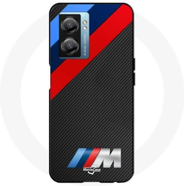 MANIACASE Handyhülle für Oppo A77 5G in Weiß mit BMW Design - Bild 1