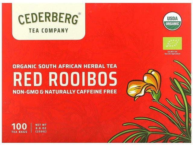 Rworld Wellness Kräutertee Rooibos koffeinfrei Teebeutel 100 Stück 250 g - Bild 1