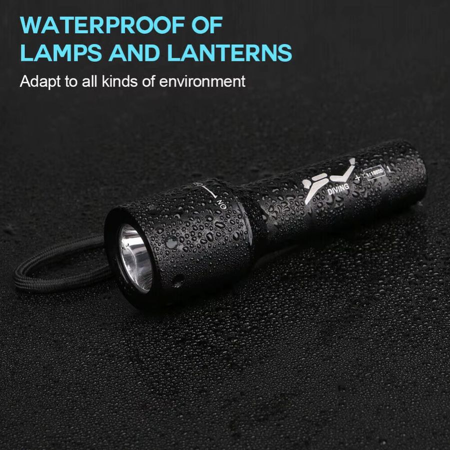POCKETMAN Superhelle Unterwasser-Taschenlampe als wasserdichtes Tauchlicht mit hoher Lumen-Leistung - Bild 5