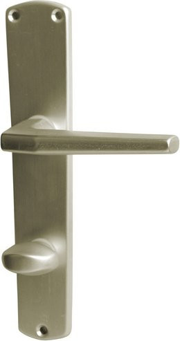 ALPERTEC Langschild-Garnitur Phil aus Aluminium in Silber matt - Bild 1