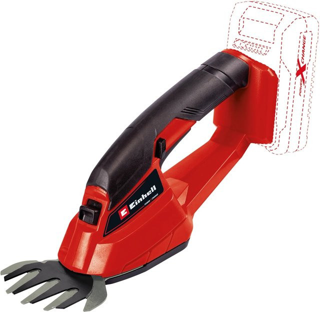 Einhell Akku-Grasschere GC-AGS 18 Li Solo Power X-Change in Rot - Bild 1