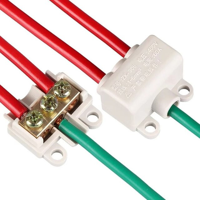 Universal High Power T-Typ Schnellstecker Drahtverbinder und Splitter Terminal in Weiß - Bild 1