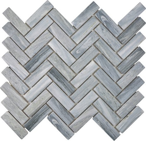 HuH Mosaikfliese Stona in Grau, Steinoptik, Keramik, B/H: 27,1 x 31,8 cm - Bild 1
