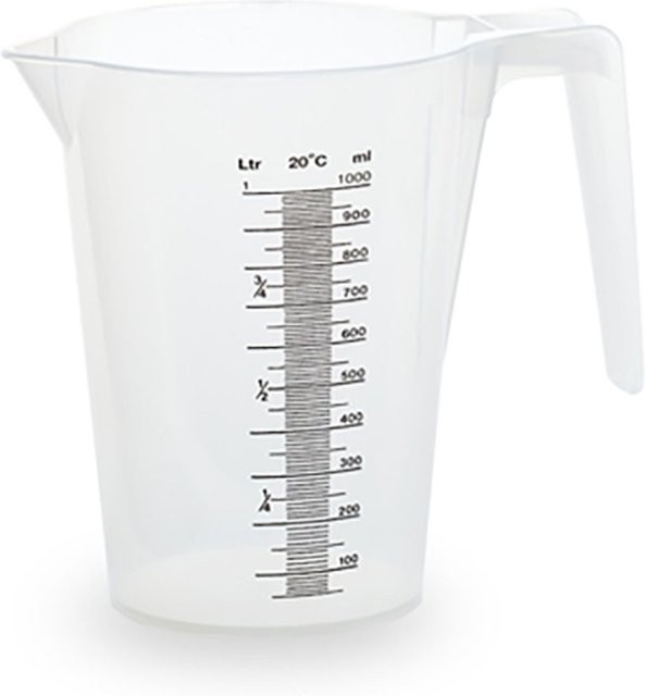 Scaritech Messbecher transparent 10 Stück mit 1000 ml Füllmenge - Bild 1