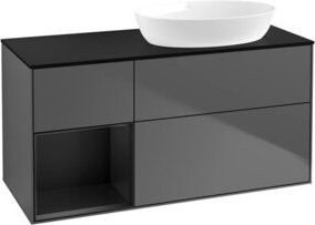 V&B Waschtischunterschrank Finion in Anthrazit lackiert, Breite: 120 cm, Tiefe: 50,1 cm, Höhe: 50,1 cm - Bild 1